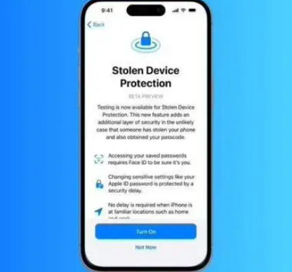 宽甸苹果授权维修店分享被盗设备保护功能开启方法 