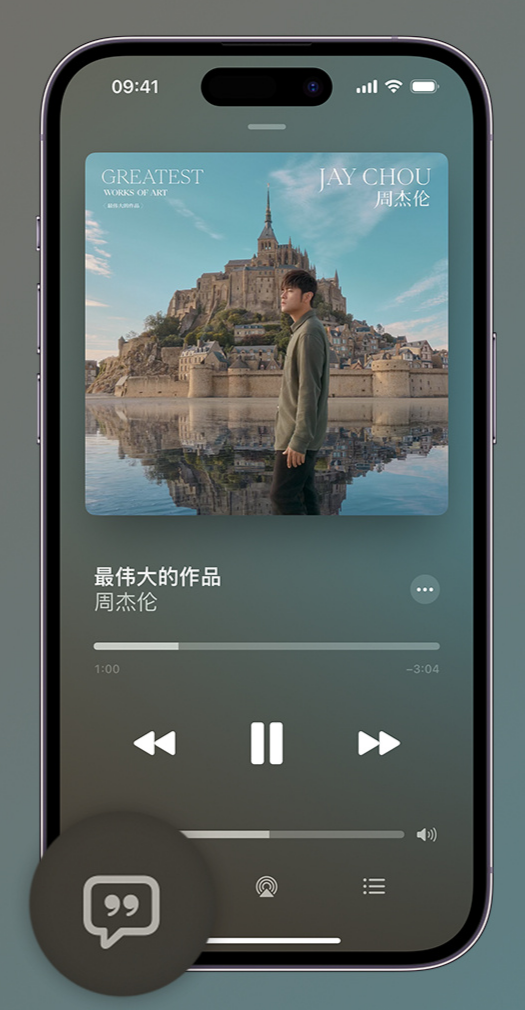 宽甸iphone维修分享如何在iPhone上使用Apple Music全新唱歌功能 