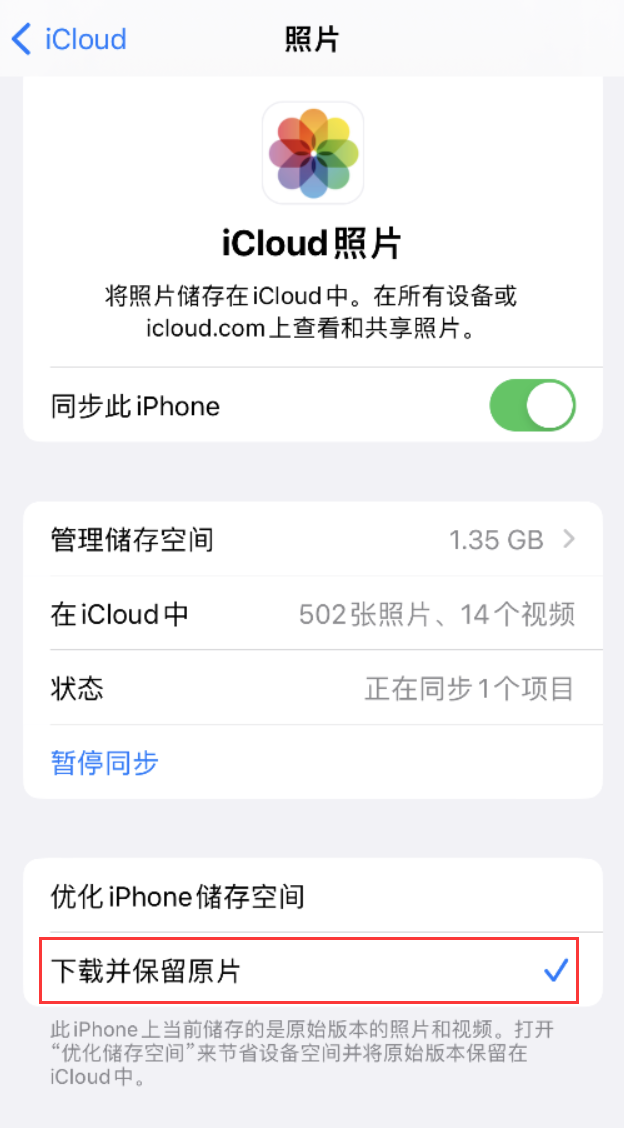 宽甸苹果手机维修分享iPhone 无法加载高质量照片怎么办 