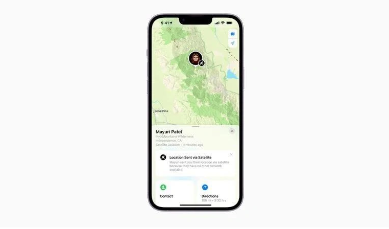 宽甸苹果14维修分享iPhone14系列中 FindMy功能通过卫星分享位置方法教程 